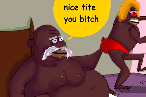 Cartoon: mr fucker (medium) by Mousawi tagged 