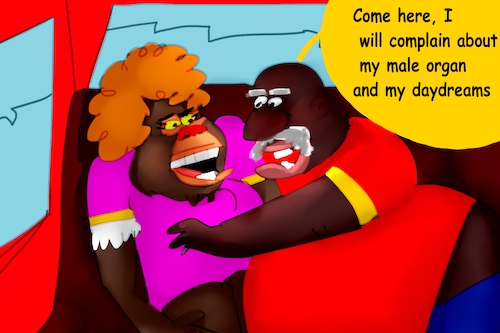 Cartoon: mr fucker (medium) by Mousawi tagged 