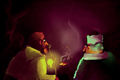 Cartoon: the unleashing hell (medium) by Mousawi tagged 