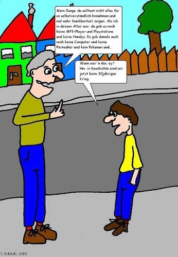 Cartoon: Aufklärung... (medium) by Mr Speck tagged gesellschaft,aufklärung,elektronik,smartphone,handy,technologie,undank,selbstverständlichkeit,belehrung,standpauke,großvater,enkel,junge,mann,erziehung