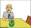 Cartoon: Ohne Worte (small) by Mr Speck tagged suppe,hai,mann,löffel