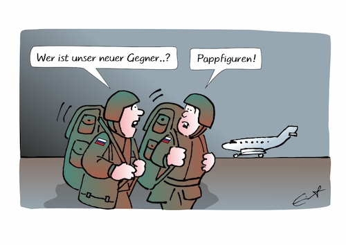 Kampf gegen Pappfiguren