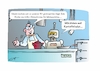 Cartoon: Kochen mit KI (small) by Bernd Eisert tagged küche,ki,high,tech,koch,roboter,würstchen,kartoffelsalat