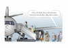Cartoon: Sicherheitskontrolle (small) by Bernd Eisert tagged flughafen,flug,verkehr,kontrolle,sicherheit,waffen,überwachung