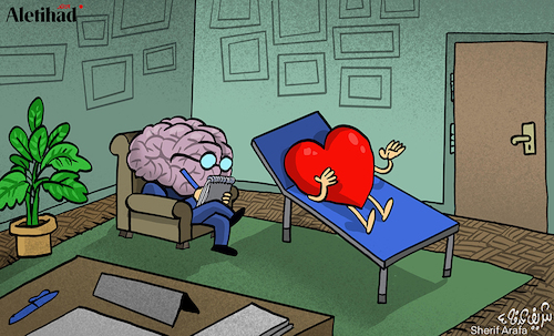 Cartoon: Therapy (medium) by Sherif Arafa tagged therapy