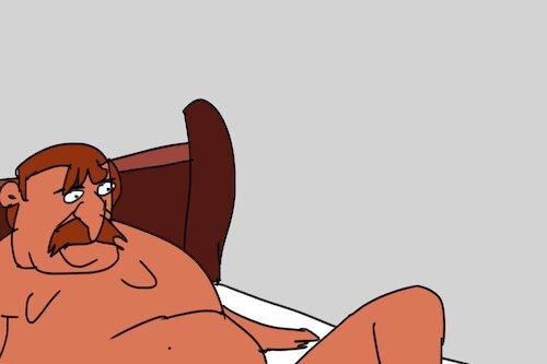 Cartoon: bogges man (medium) by MUSAWI tagged cartoon