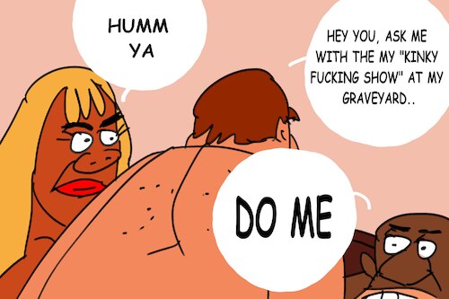 Cartoon: bogges man (medium) by MUSAWI tagged cartoon