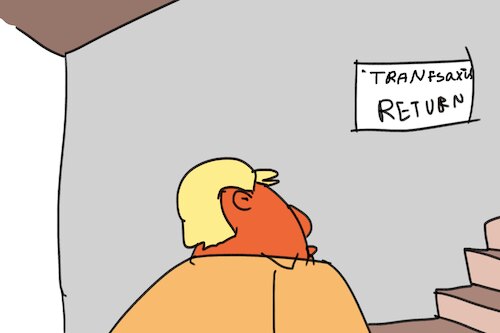 Cartoon: bogges man (medium) by MUSAWI tagged cartoon