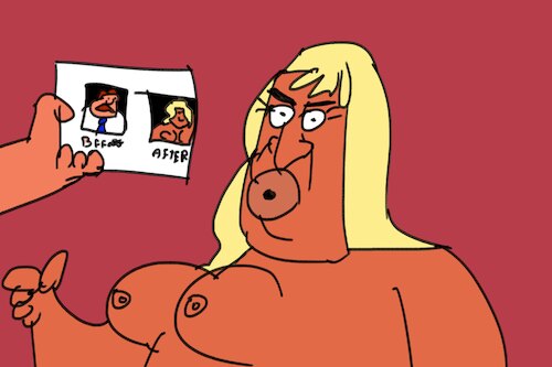 Cartoon: bogges man (medium) by MUSAWI tagged cartoon