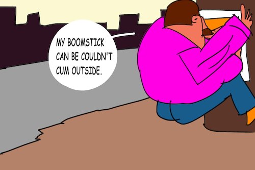 Cartoon: bogges man (medium) by MUSAWI tagged cartoon