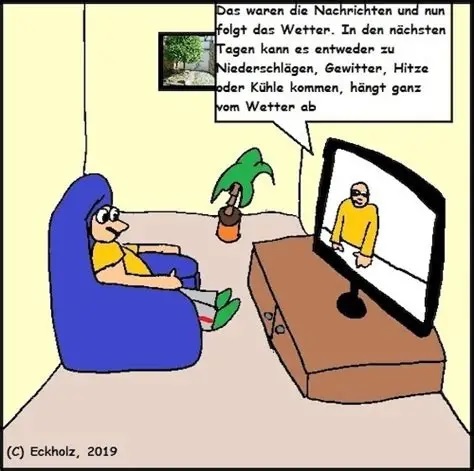 Cartoon: Wetterbericht... (medium) by Kritzelspacko78 tagged wetterbericht,nachrichten,tv,fernsehen,mann,gesellschaft