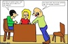 Cartoon: Elternsprechstunde... (small) by Kritzelspacko78 tagged elternsprechstunde,lehrer,eltern,mann,frau,schule,aggressionen,pädagoge,erziehung,gesellschaft,unverschämtheit