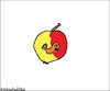 Cartoon: Ohne Worte (small) by Kritzelspacko78 tagged wurm,apfel