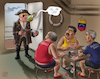 Cartoon: Oil or Life? (small) by Cyberwolf tagged trump,maduro,venezuela,oil,politics,pirate