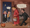 Cartoon: Trick or Territory (small) by Cyberwolf tagged trump,putin,xi,jinping,zelensky,donbas,luhansk,crimea,ukraine,russia,war,invasion,peace,talks,halloween,satire