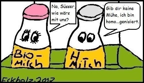 Cartoon: H-Milch... (medium) by Honk1978 tagged hmilch,anmache,kühlschrank,balz,flirt