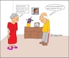 Cartoon: Geheimnis... (small) by Kritzelpsycho tagged karel,gott,sänger,promi,musiker,familie,ehe,bild