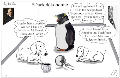 Cartoon: CEO (medium) by ChrisHolt tagged ökonomie,dackelsicht