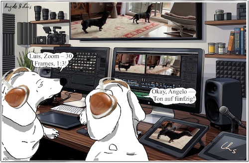 Cartoon: Edit suite (medium) by ChrisHolt tagged videos,dackelsicht