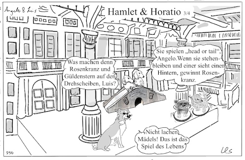 Cartoon: Hamlet III (medium) by ChrisHolt tagged shakespeare,dackelsicht