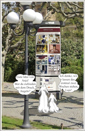 Cartoon: Old School (medium) by ChrisHolt tagged nostalgie,dackelsicht