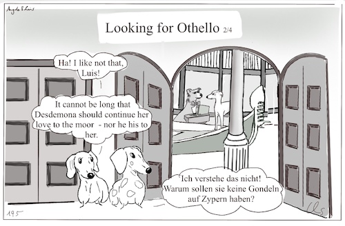 Cartoon: Othello II (medium) by ChrisHolt tagged shakespeare,dackelsicht