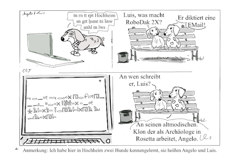 Cartoon: RoboDak IV (medium) by ChrisHolt tagged ki,dackelsicht