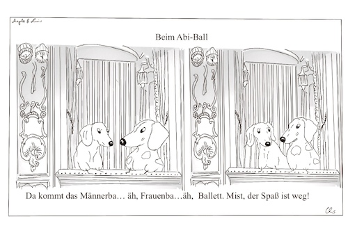 Cartoon: Spaß ohne Gendern (medium) by ChrisHolt tagged gendern,gewinn,verlust