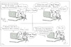 Cartoon: Begleithunde (small) by ChrisHolt tagged hundeschule,dackelsicht