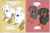 Cartoon: Dackelblick (small) by ChrisHolt tagged ki,dackelsicht