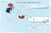 Cartoon: Fluglärm IX (small) by ChrisHolt tagged fluglärm,dackelsicht