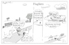 Cartoon: Fluglärm V (small) by ChrisHolt tagged fluglärm,dackelsicht