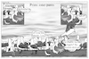 Cartoon: Gulls II (small) by ChrisHolt tagged sprachenlernen,dackelsicht