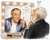 Cartoon: Didi (small) by fkiwy tagged dieter,hallervorden,didi,cdu,sachsen,anhalt,wahlkampf,satire,meinungsfreiheit