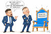 Cartoon: Die Brandmauer wird fallen (small) by Frank Kiwy tagged sachsen,anhalt,afd,cdu,bsw,brandmauer,landtagspräsident,ministerpräsident