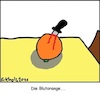 Cartoon: Die Blutorange... (small) by Wurstfresser tagged orange,blutorange,messer,blut,apfelsine