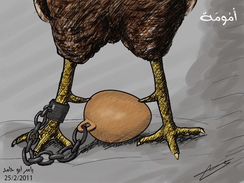 Cartoon: motherhood (medium) by yaserabohamed tagged mother