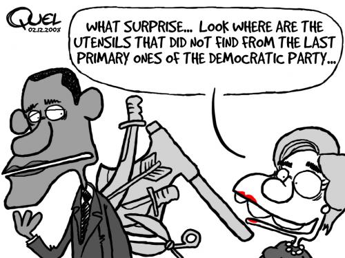 Cartoon: HILLARY... SECRETARY OF STATE (medium) by QUEL tagged hillary,clinton,secretary,of,state