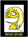 Cartoon: BRITNEY SPEARS CARICATURE (small) by QUEL tagged britney,spears,caricature