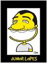 Cartoon: JUNIOR LOPES (small) by QUEL tagged junior lopes caricature