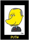 Cartoon: Putin Caricature (small) by QUEL tagged putin,caricature