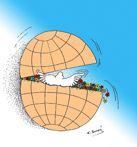 Cartoon: 987y (medium) by CEMAL TUNCER tagged tmu