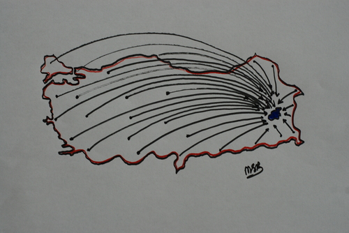 Cartoon: EARTHQUAKE IN TURKEY (medium) by MSB tagged deprem