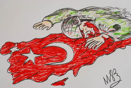 Cartoon: Türkiye Cumhuriyeti (medium) by MSB tagged türkiye,cumhuriyeti