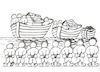 Cartoon: GAZA (small) by MSB tagged gaza