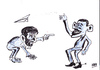 Cartoon: obama ahmedinejad (small) by MSB tagged obama,ahmedinejad