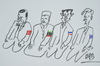 Cartoon: sarkozy cameron libyada (small) by MSB tagged libya,sarkozy,cameron
