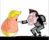 Cartoon: trump (small) by MSB tagged trump
