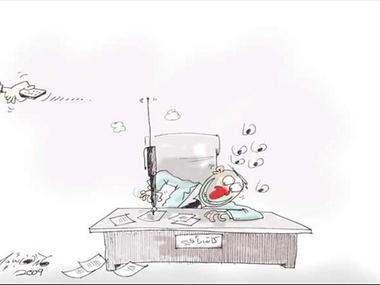 Cartoon: pen (medium) by hamad al gayeb tagged pen
