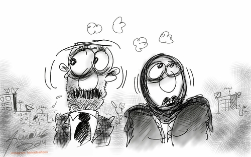 Cartoon: Sketch only (medium) by hamad al gayeb tagged sketch,only,hamadalgayeb